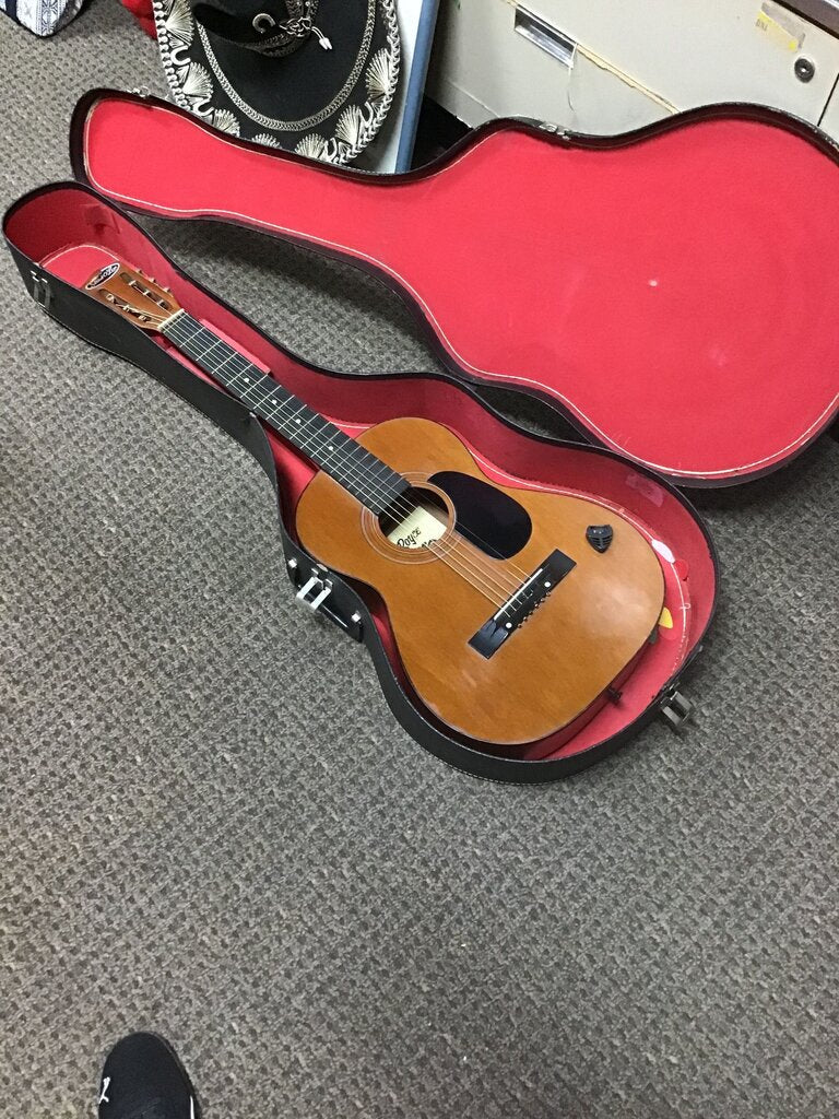Vintage acoustic guitar by global musical instrument