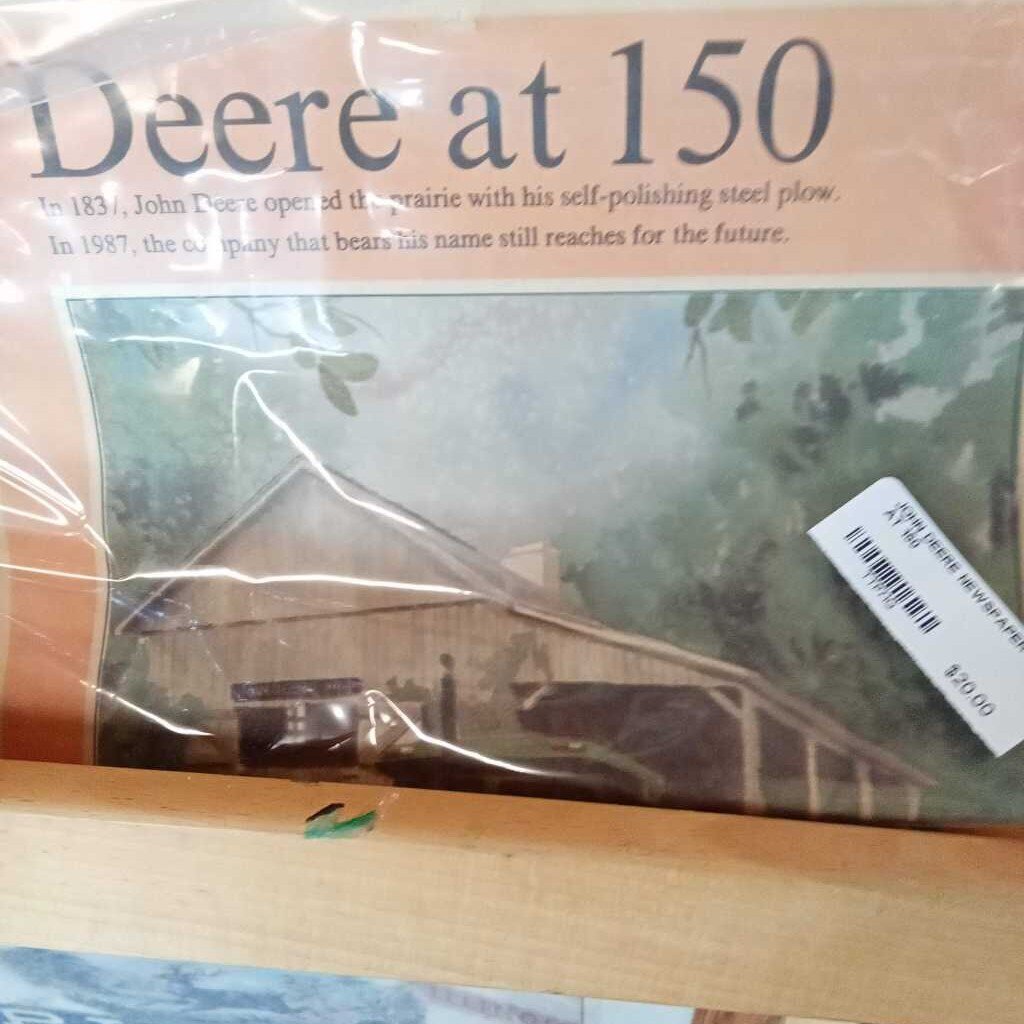 JOHN DEERE NEWSPAPER AT 150