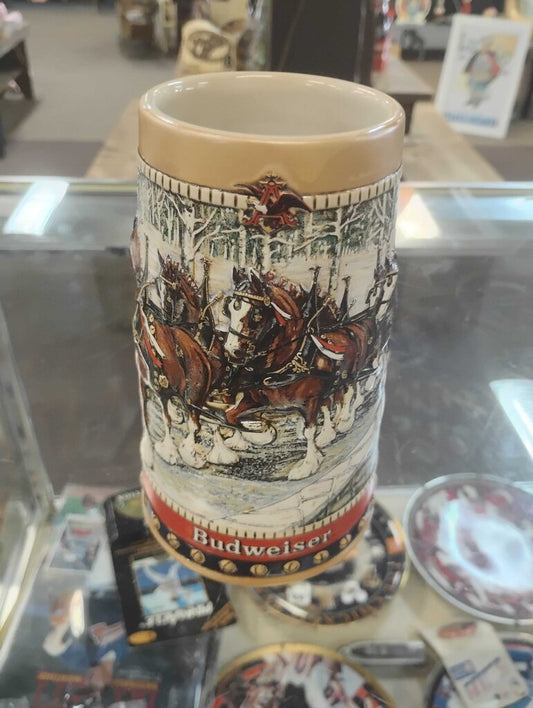 Budweiser Horse Racing Stein