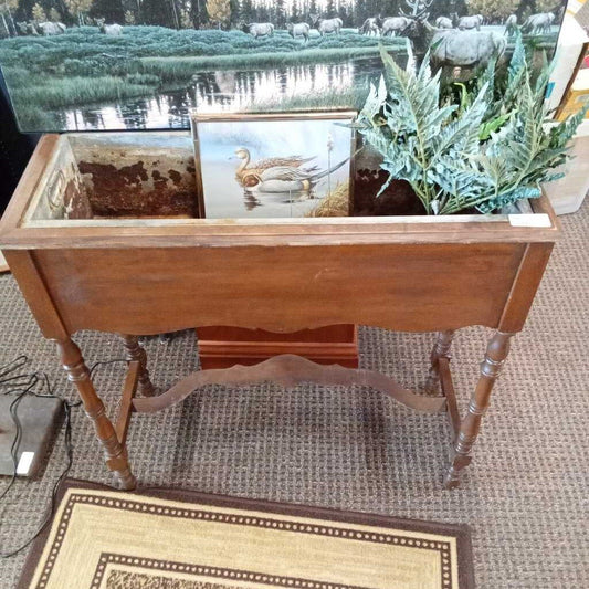 WOOD PLANT STAND