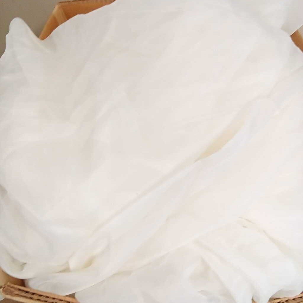 sheer material very long for weddings
