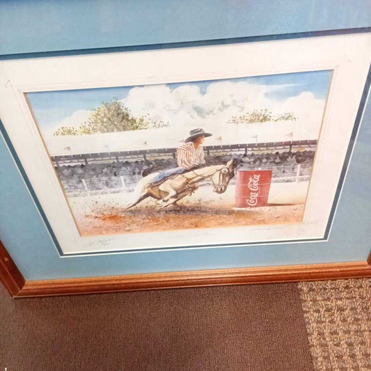 COCA COLA COWGIRL BARREL RACING