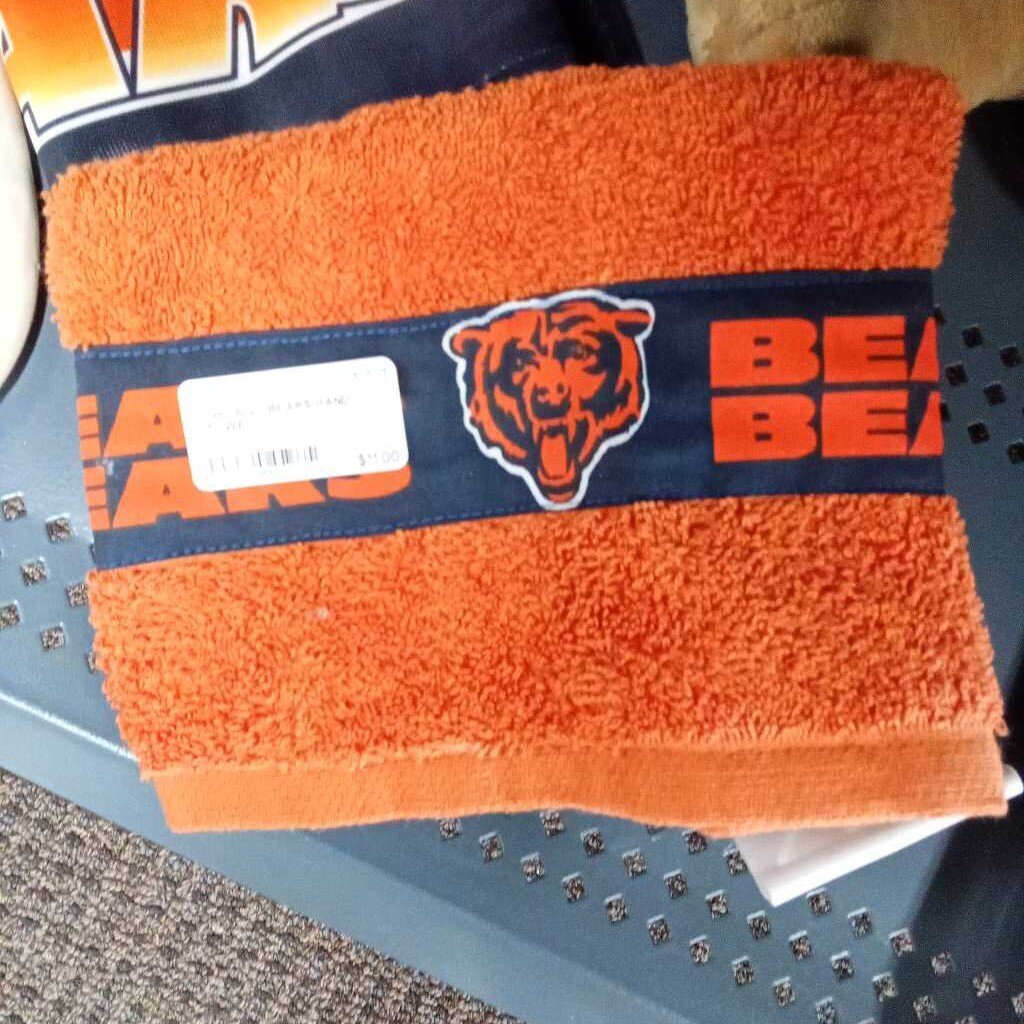 CHICAGO BEARS HAND TOWEL