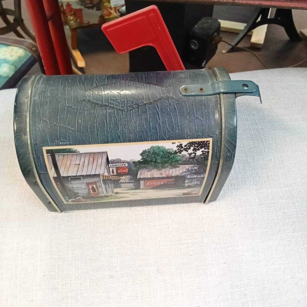 COCA COLA MAILBOX TIN