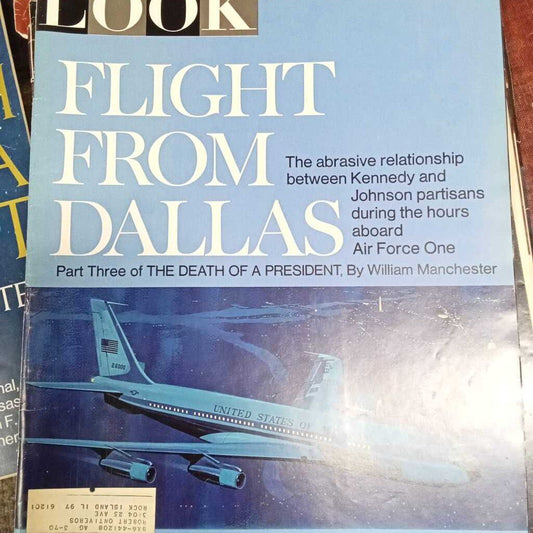 LOOK MAGAZINE "FLIGHT FROM DALLAS"