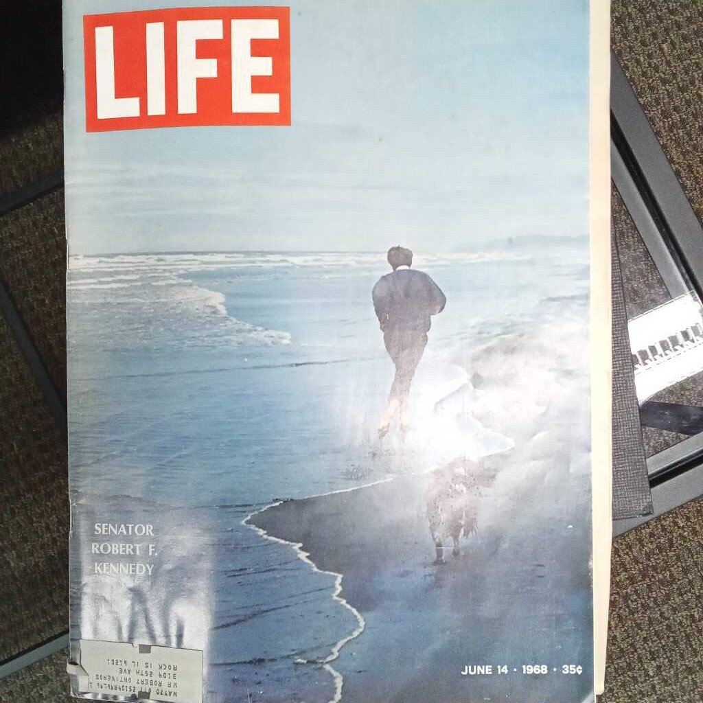 LIFE MAGAZINE DSENATOR ROBERT F. KENNEDY