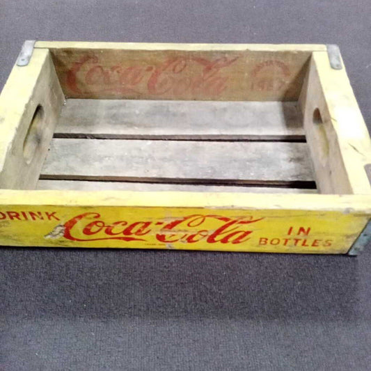 COCA COLA VINTAGE WOODEN CRATE CARRIER