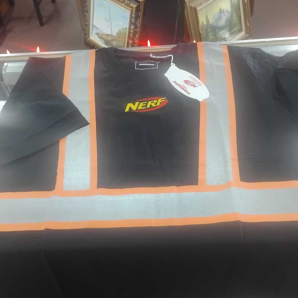 VINTAGE DUMBGOOD NERF MENS REFLECTIVE TEE SZ XL