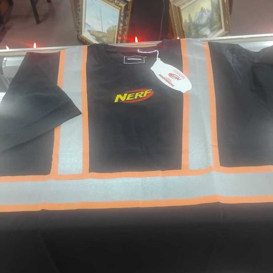 VINTAGE DUMBGOOD NERF MENS REFLECTIVE TEE SZ XL