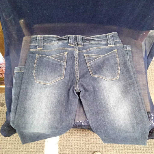 3 LONG BLUE ASHPALT JEANS