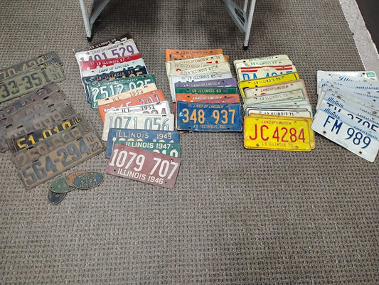 1920-2011 (64 total) illinois license plates set