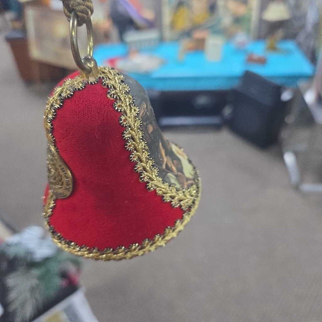 VINTAGE 1975 REUGE MUSICAL XMAS BELL ORNAMENT