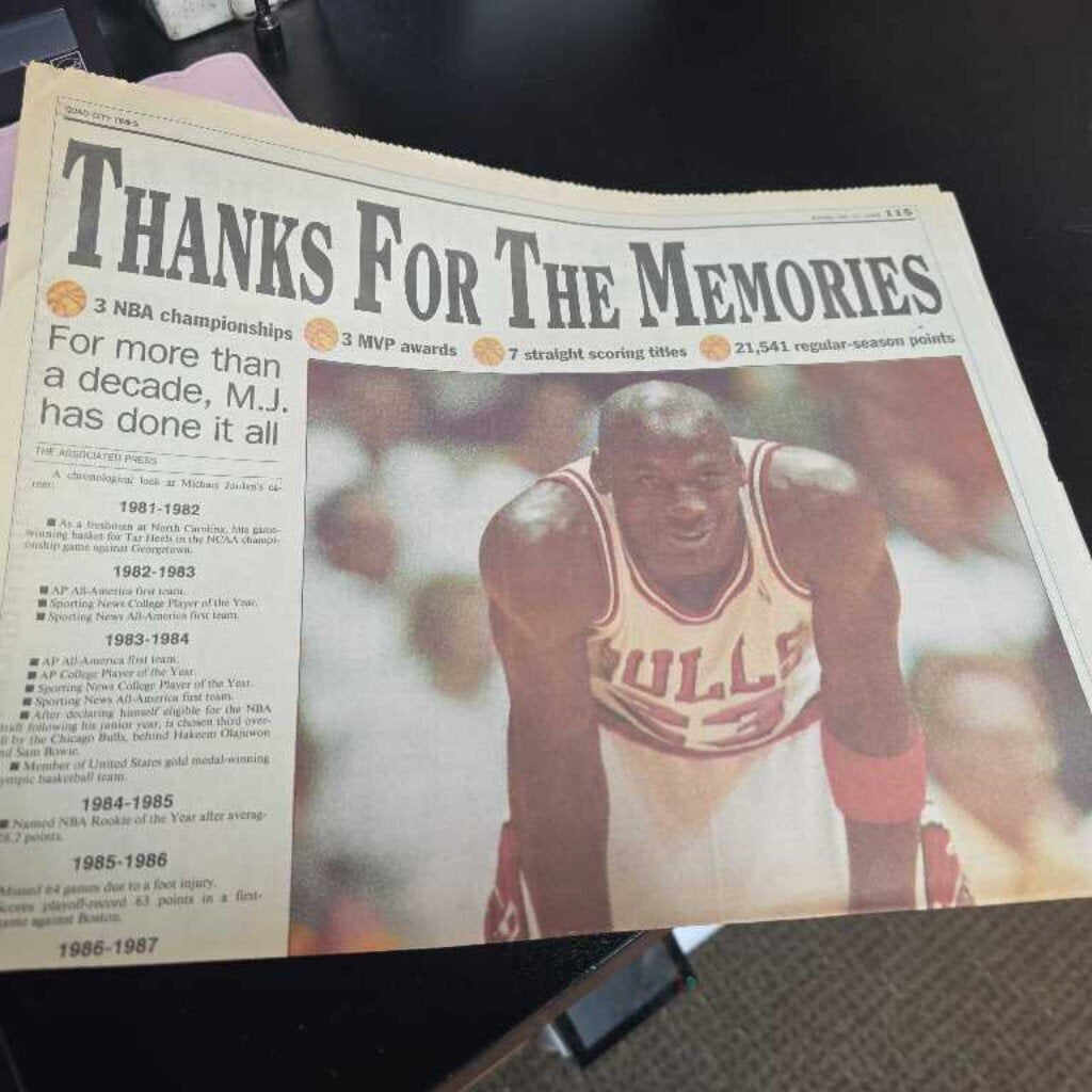 QCTIMES OCT 10, 1993 MICHAEL JORDAN ARTICLE
