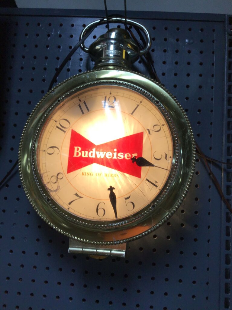 Budweiser Lighted Clock