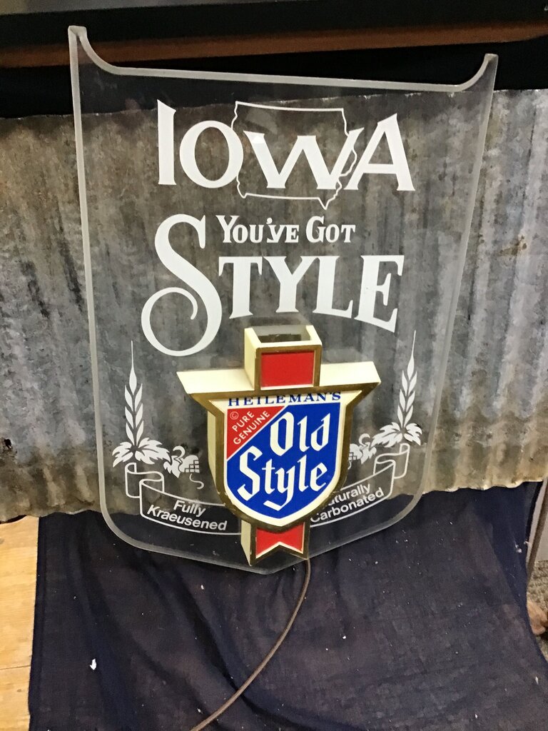 Heileman's Old Style Beer Sign