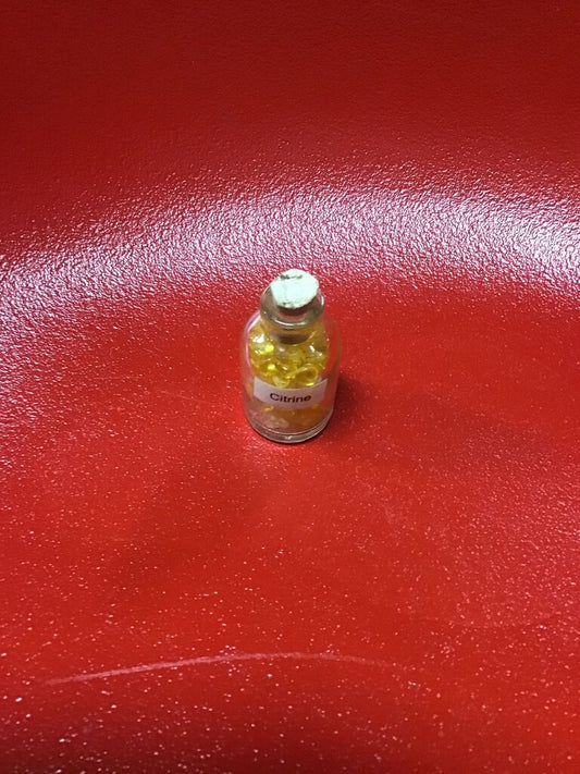 Citrine Crystal Bottle