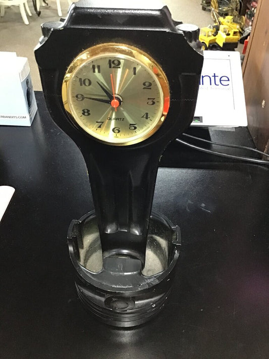 Vintage Quartz Clock with Ashtray Base