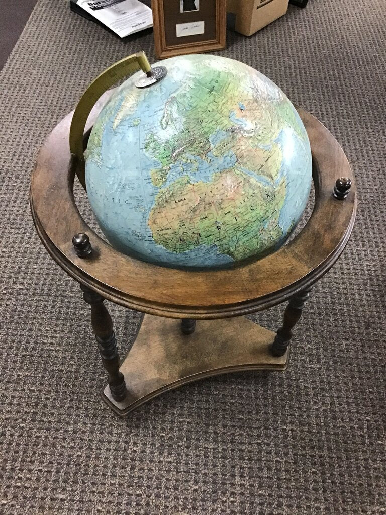 Antique Globe on Stand