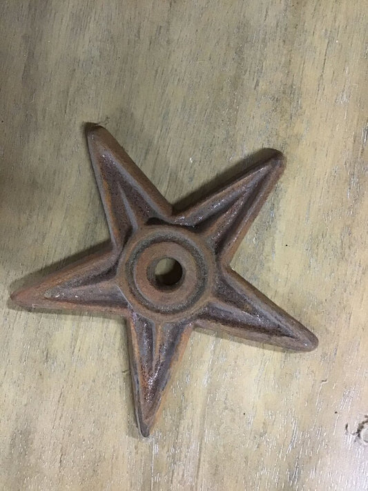 Vintage Cast Iron Star Decor