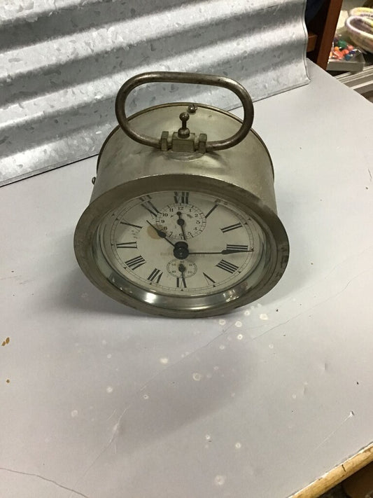 Vintage Silver Alarm Clock