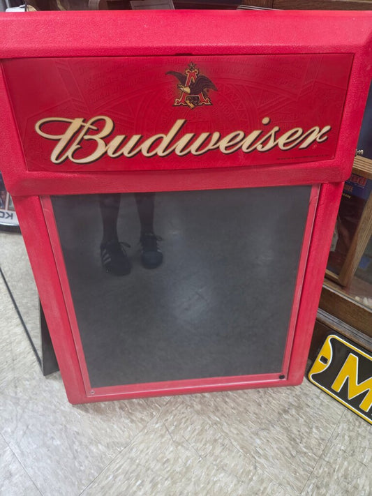 Budweiser Vintage Sign Writing Board