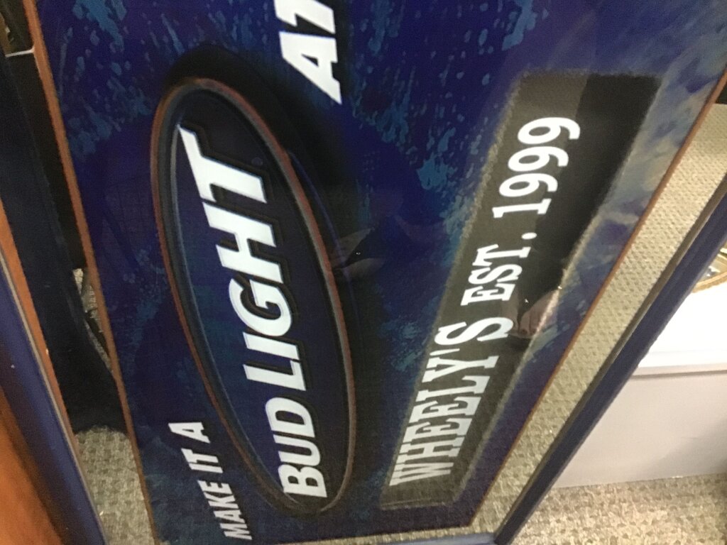 Bud Light Vintage Bar Sign