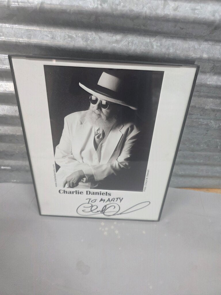 Signed Photo of Charlie Daniels