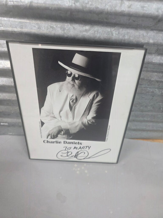 Signed Photo of Charlie Daniels