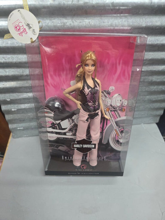 Harley-Davidson Barbie Collector Doll Pink Label 50th Anniversary