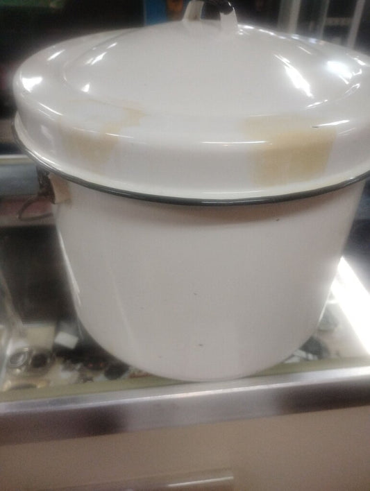 Vintage Enamelware chamber pot