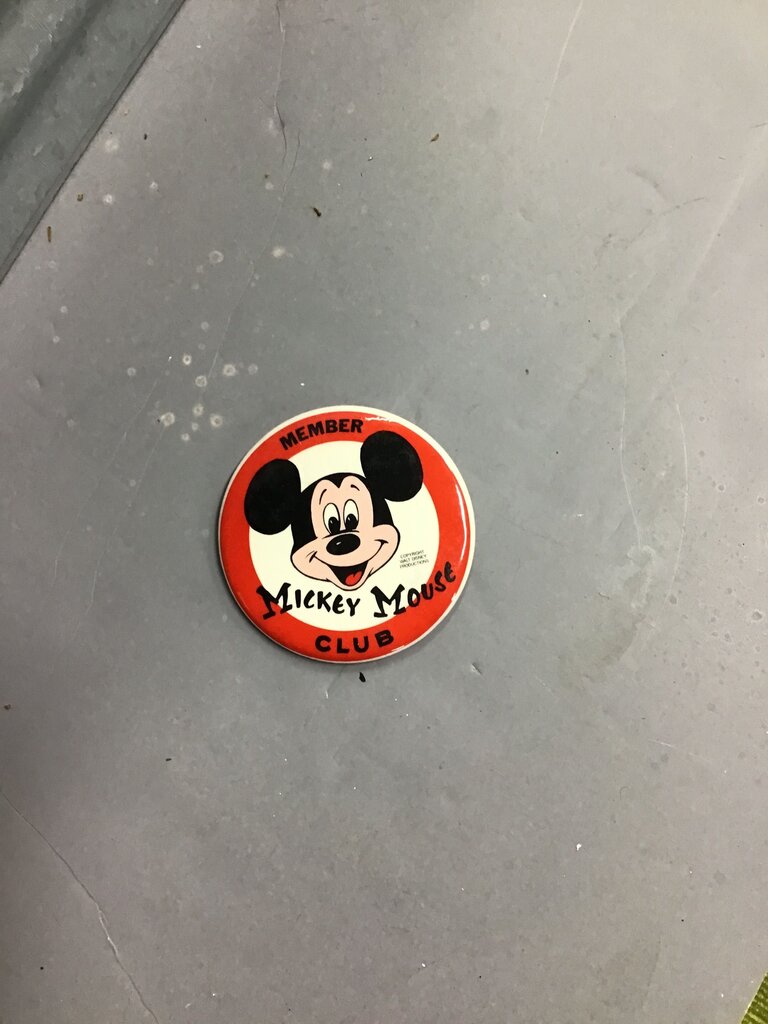 Mickey Mouse Club Membership Button
