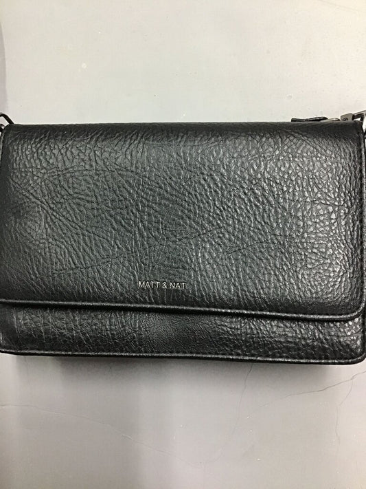 Matt & Nat Black Vegan Leather Wallet