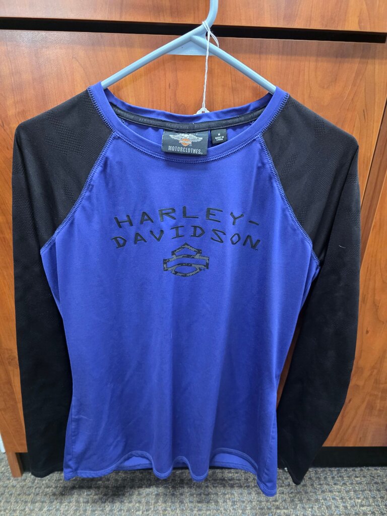 Harley-Davidson Long Sleeve Shirt purple/blk