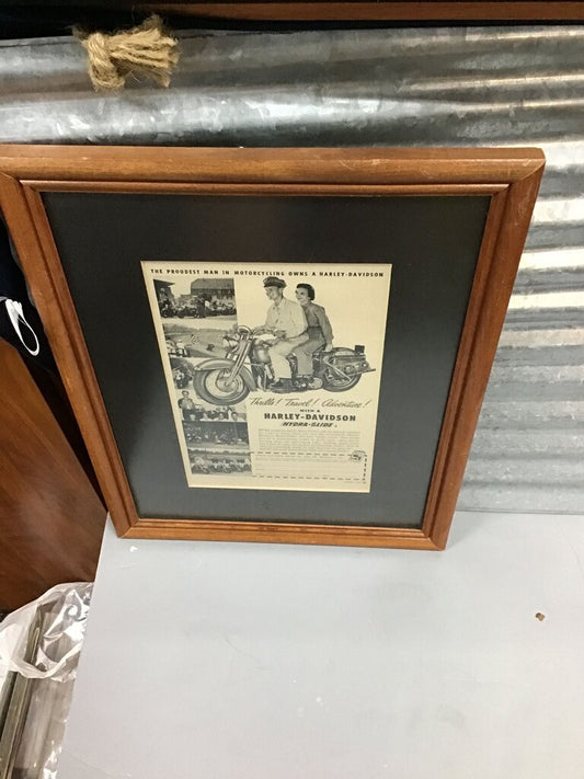 Vintage Harley-Davidson Advertisement