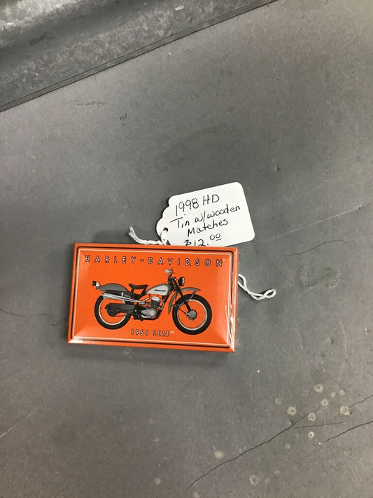 1998 Harley-Davidson Tin with Wooden Matches