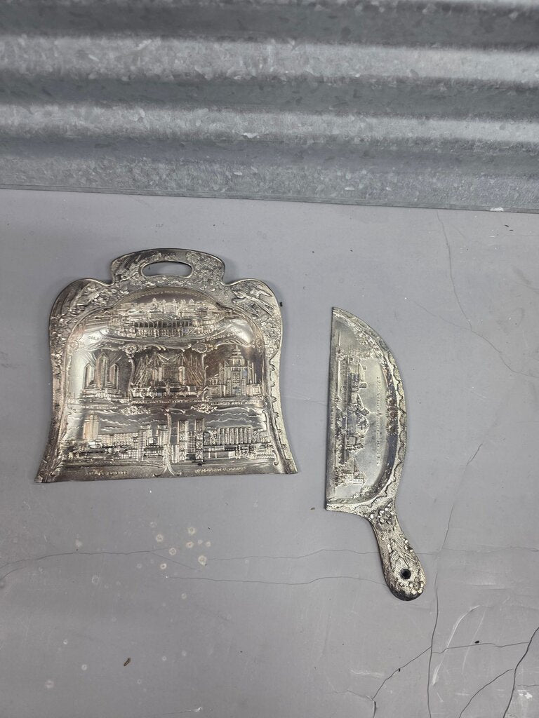 Vintage Silver Plated Butter Dis
