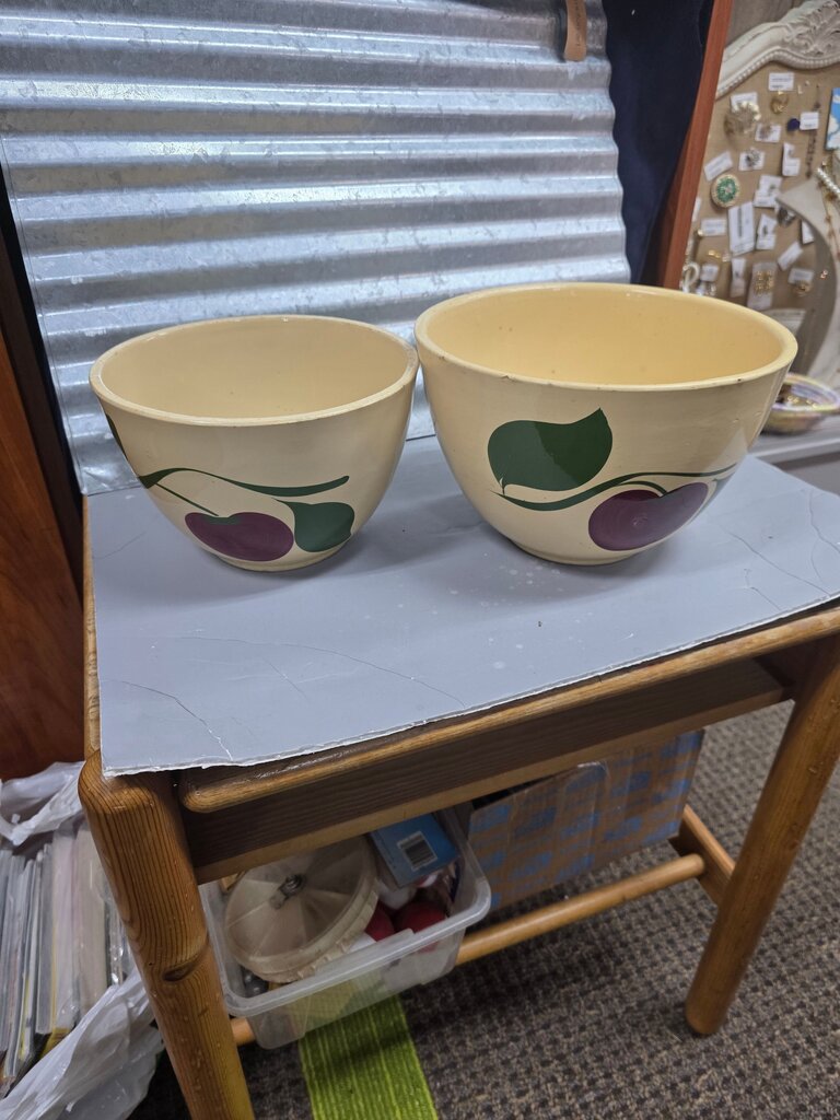 Vintage Harvest Fruit Mixing Bowls Set