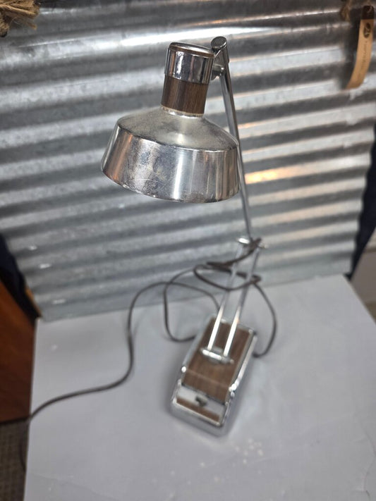 Vintage Chrome Desk Lamp