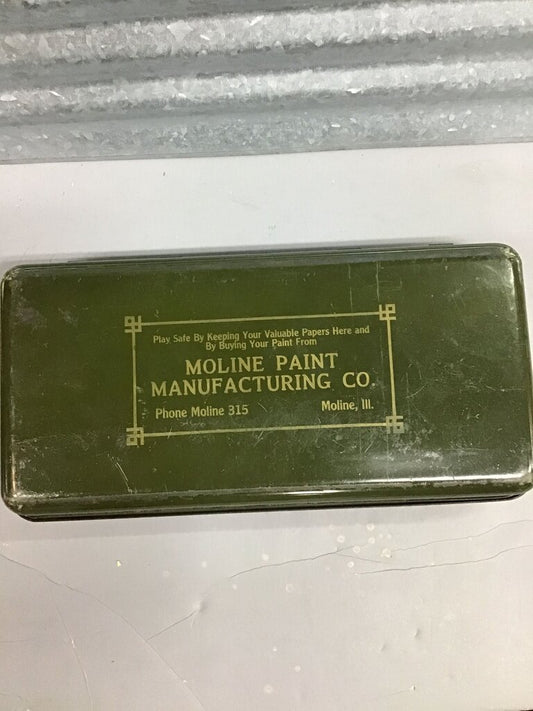 Moline Paint Manufacturing Co. Storage Box