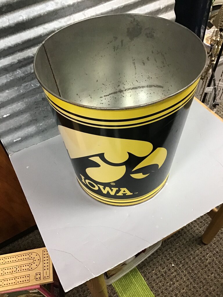 Iowa Hawkeyes Trash Can
