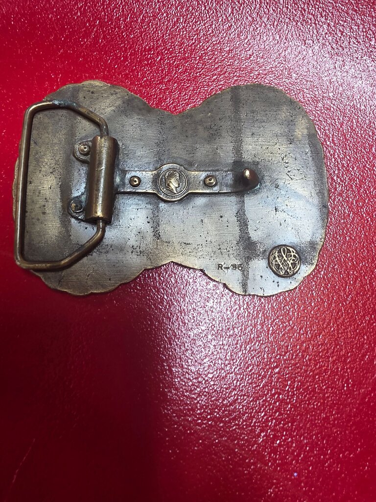 Vintage Butch Cassidy and Sundance Kid Belt Buckle