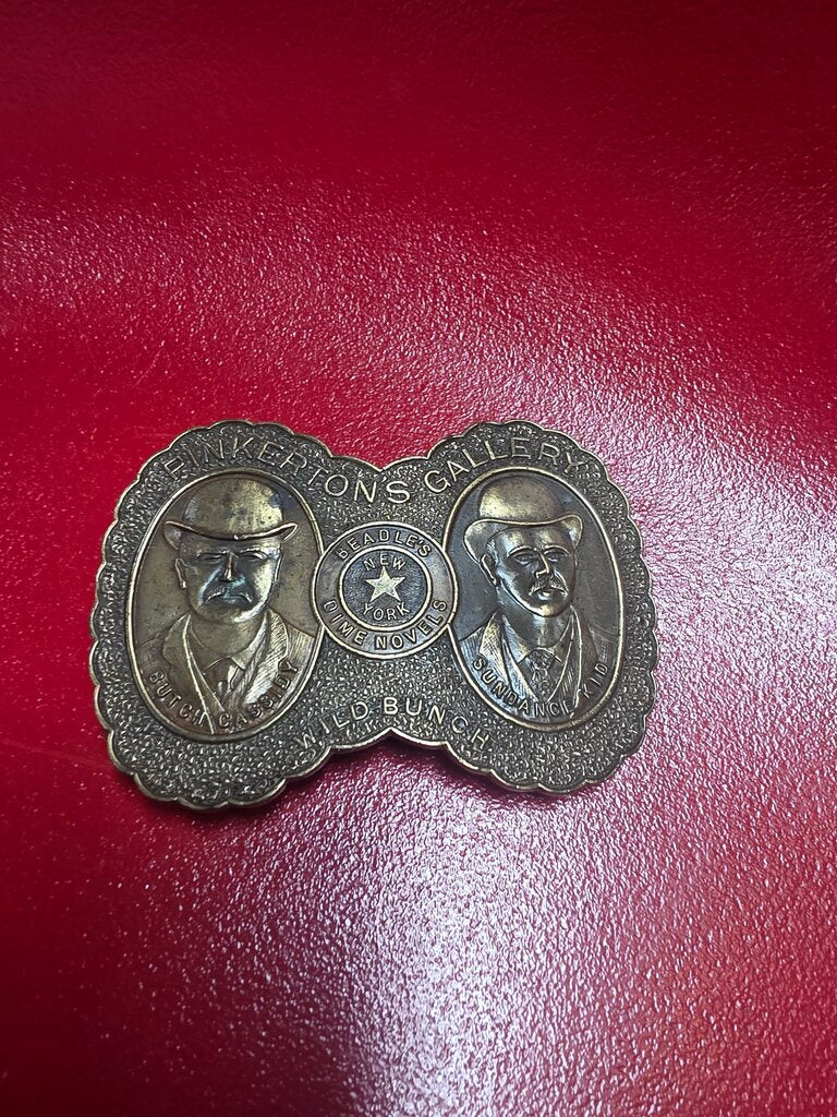 Vintage Butch Cassidy and Sundance Kid Belt Buckle