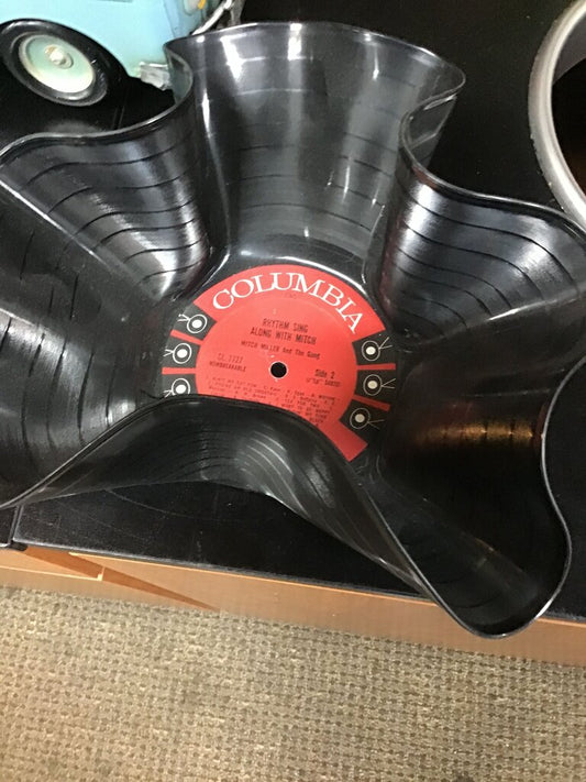 Vinyl Record Bowl