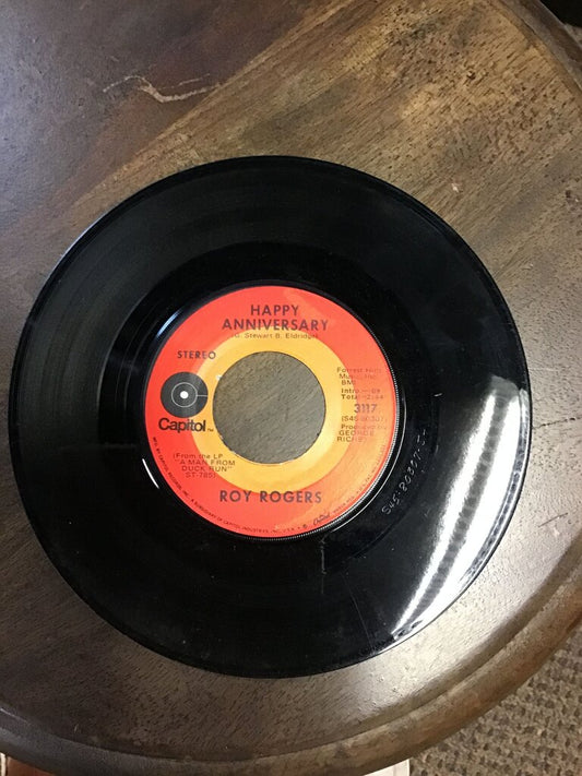 Happy Anniversary Vinyl Record by Roy Rogers