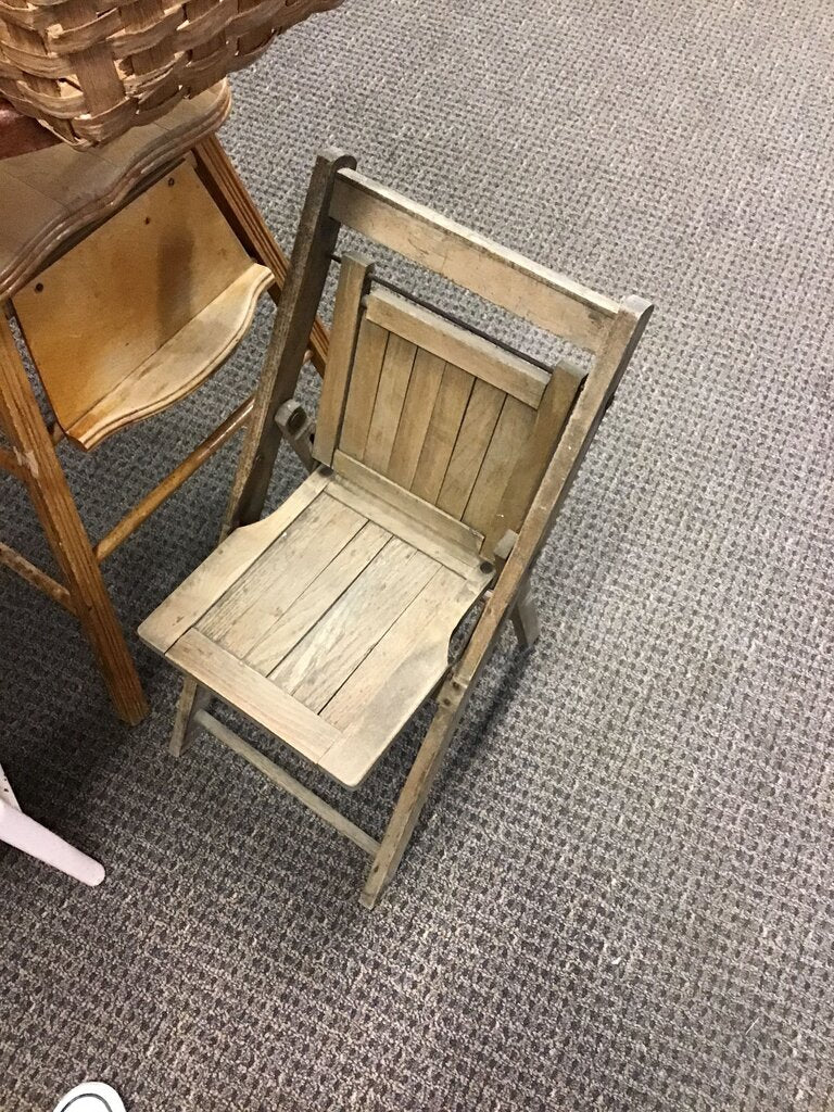 Vintage Wooden Folding Chair