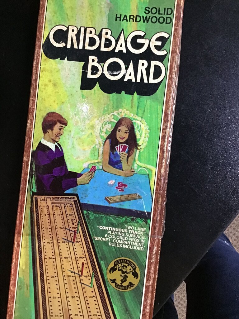 Vintage Cribbage Board