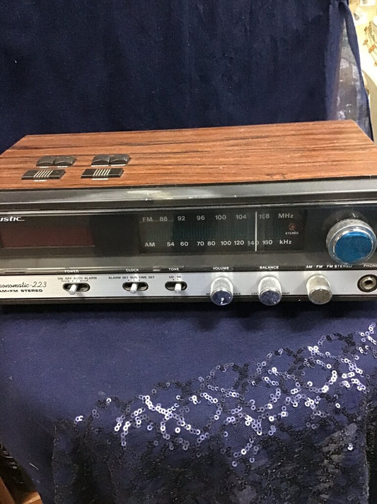 Acoustic AM-FM Stereo Receiver Model 223