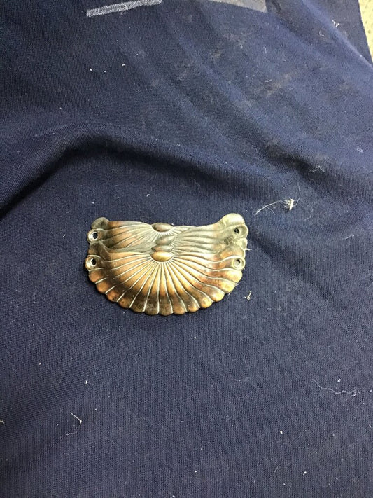 Vintage Decorative Shell Shaped Metal Object