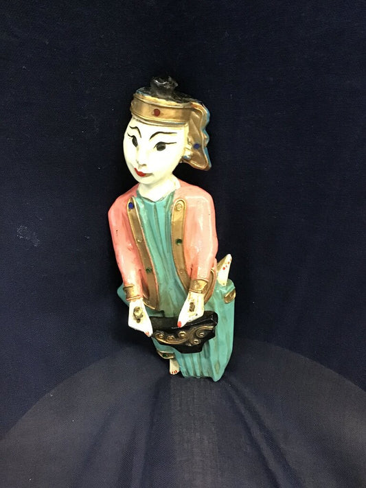 Vintage Hand-Painted Decorative Figurine