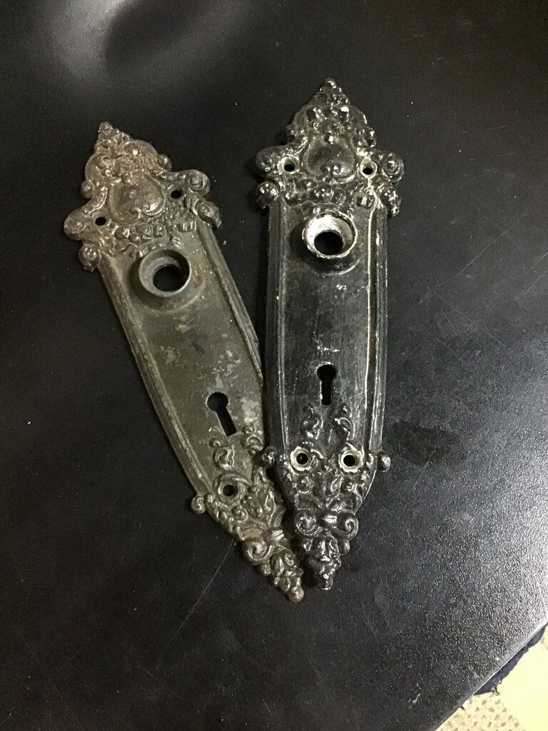 Vintage Ornate Door Plates